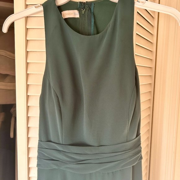Kennedy Blue Forest Green "Faye" Bridesmaid Dress - Picture 3 of 7